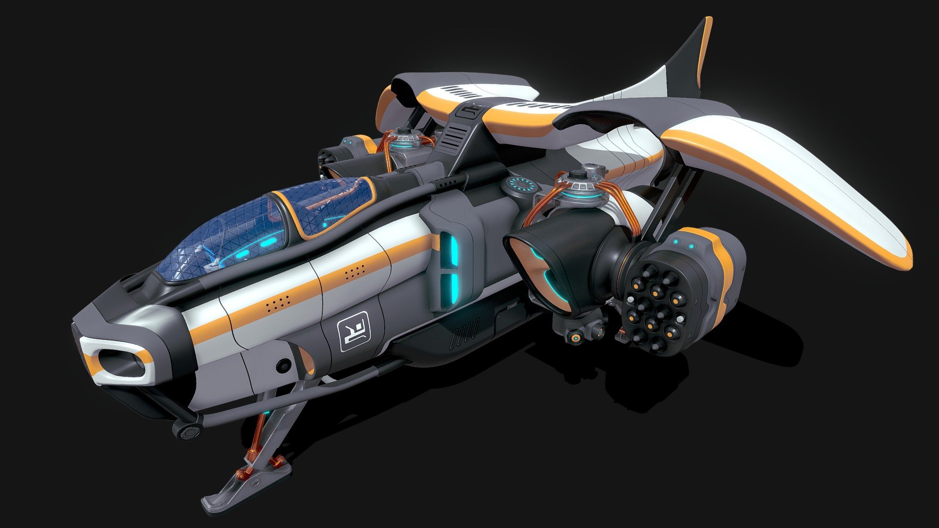 WIP Sci-fi flyer