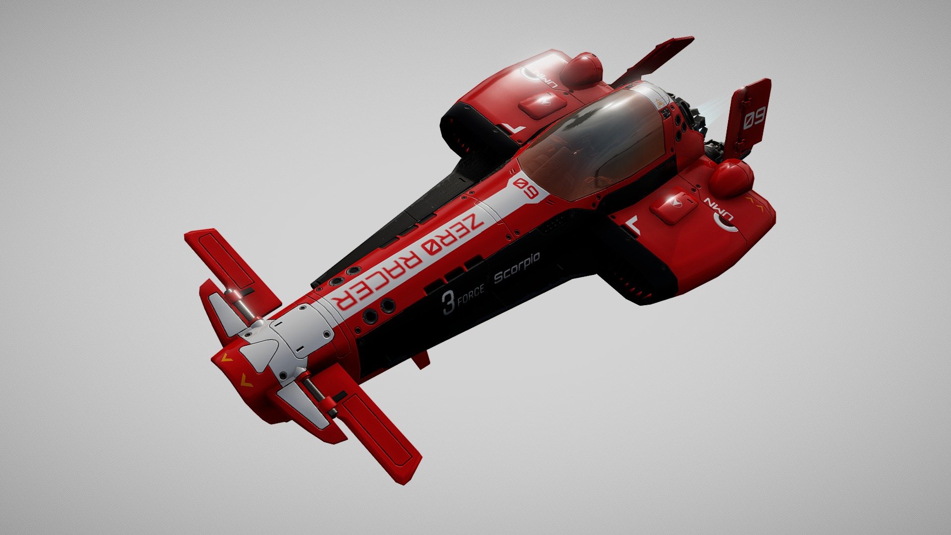 Zero Racer F1 Ship