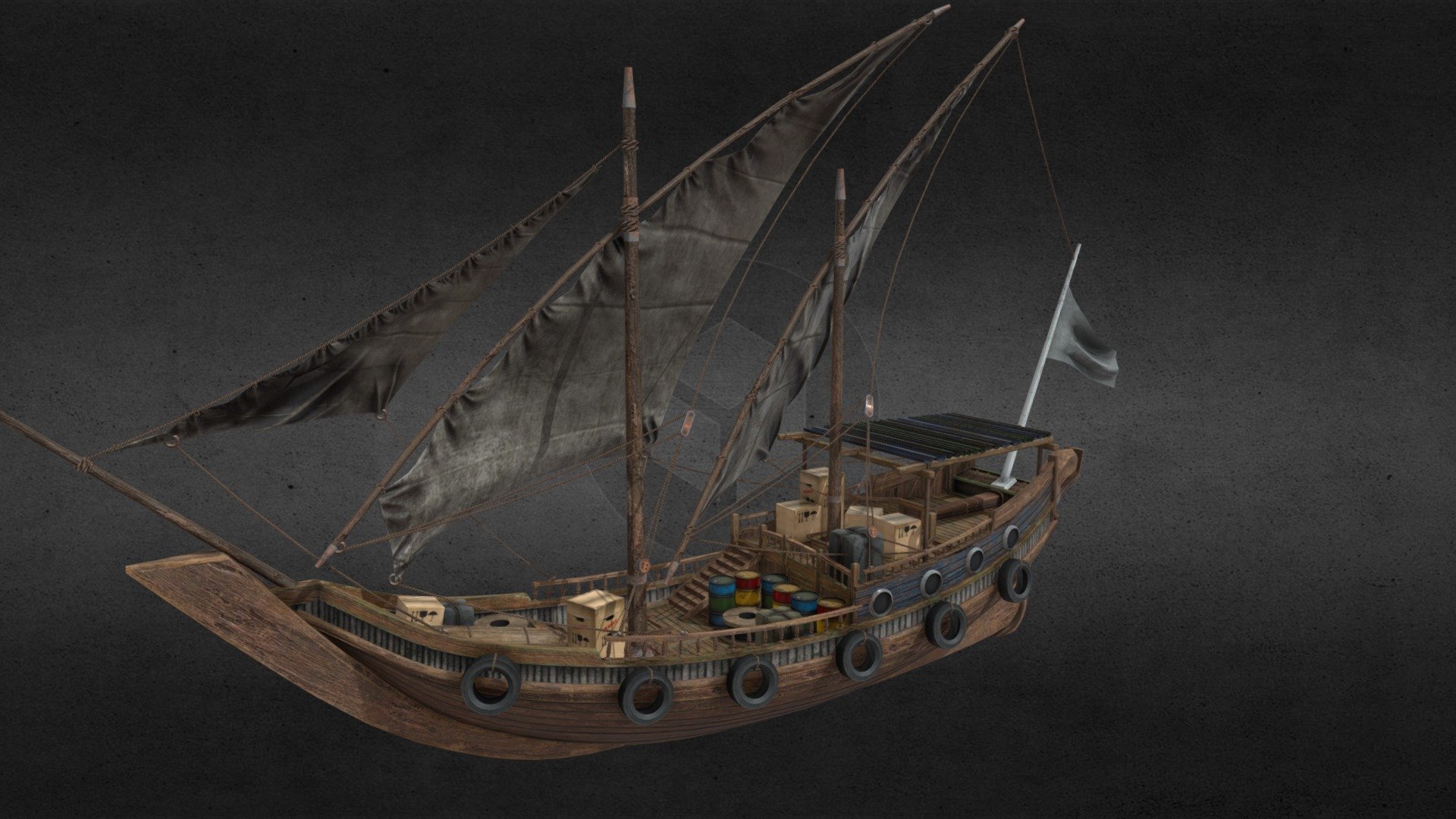 Arabian Dhow Ship
