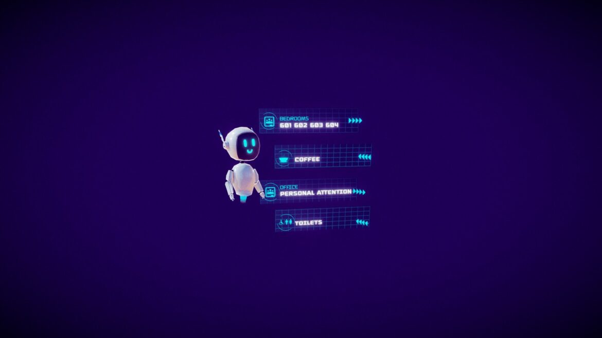 assistant cyberpunk 3d model