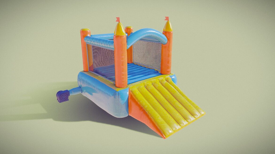 bouncy house 3d model