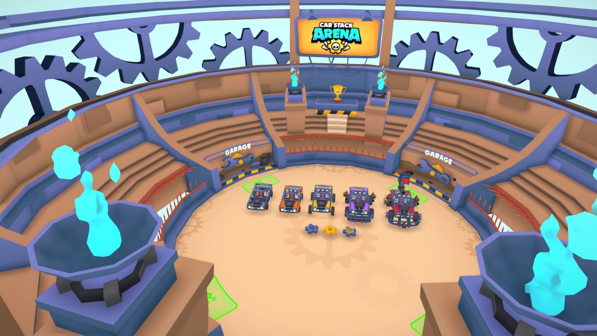 CAR STACK ARENA ASSETS