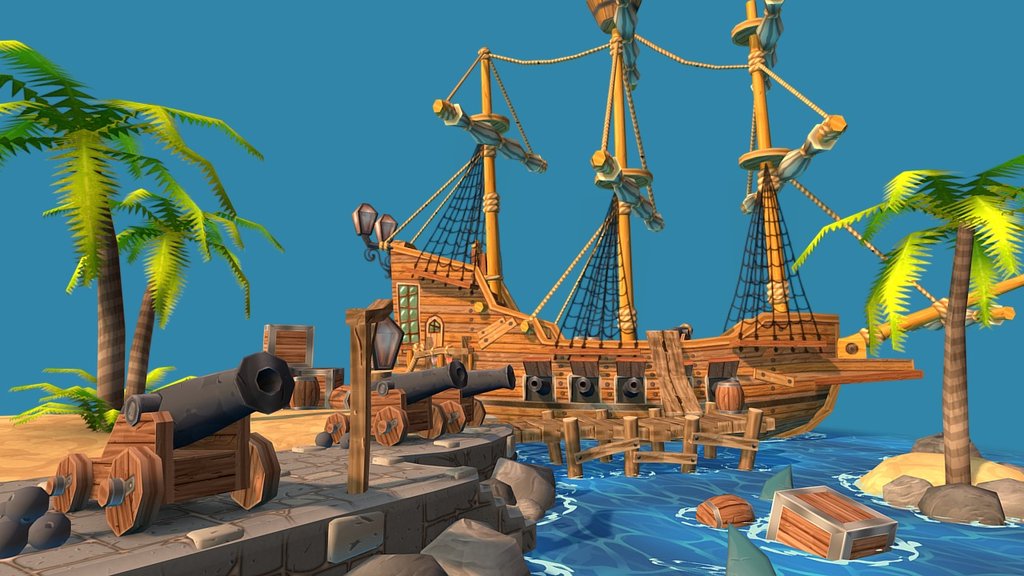 Caribbean Scene