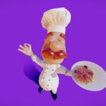 chef cartoon 3d model