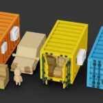 containers 3d model