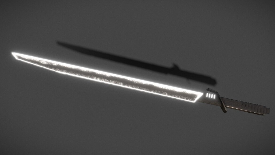darksaber the clone wars 3d model