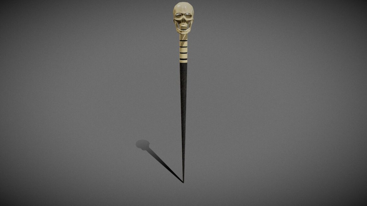 death eater wand 3d model