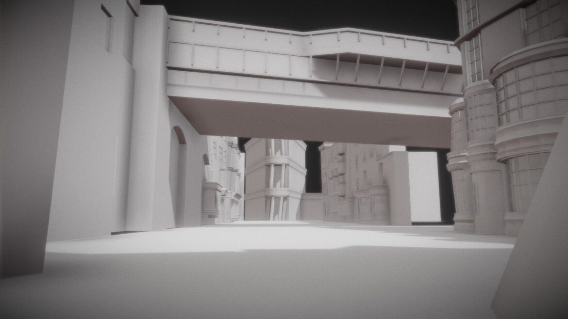 diagon alley 3d model