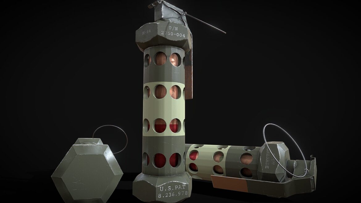 flashbang 3d model