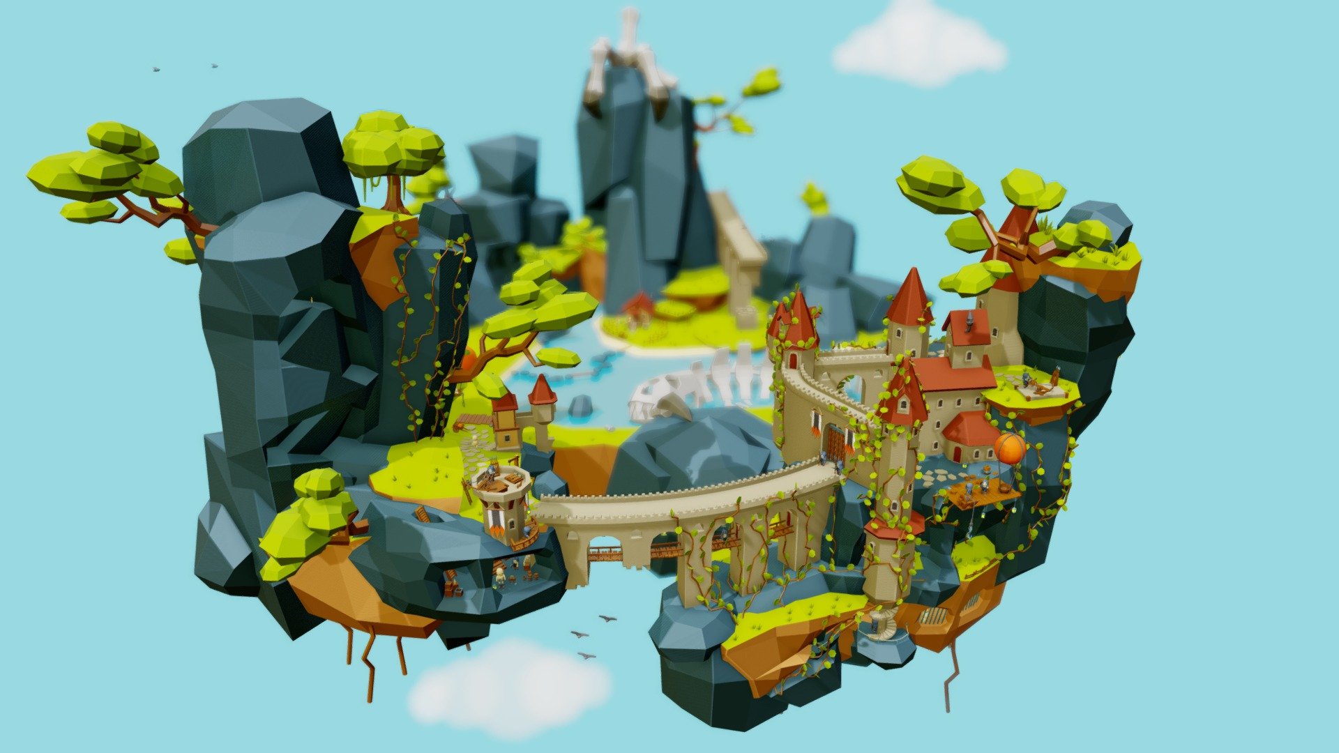 Flying world – Castle Crow’s Claw