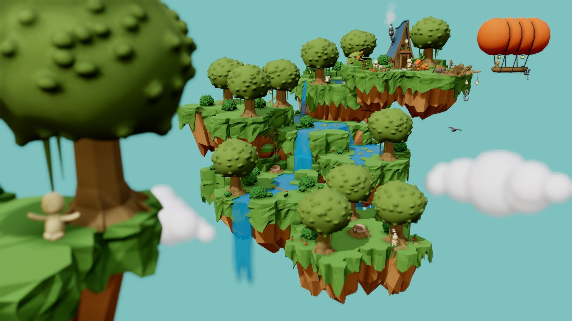 Flying world – Roots of Woods