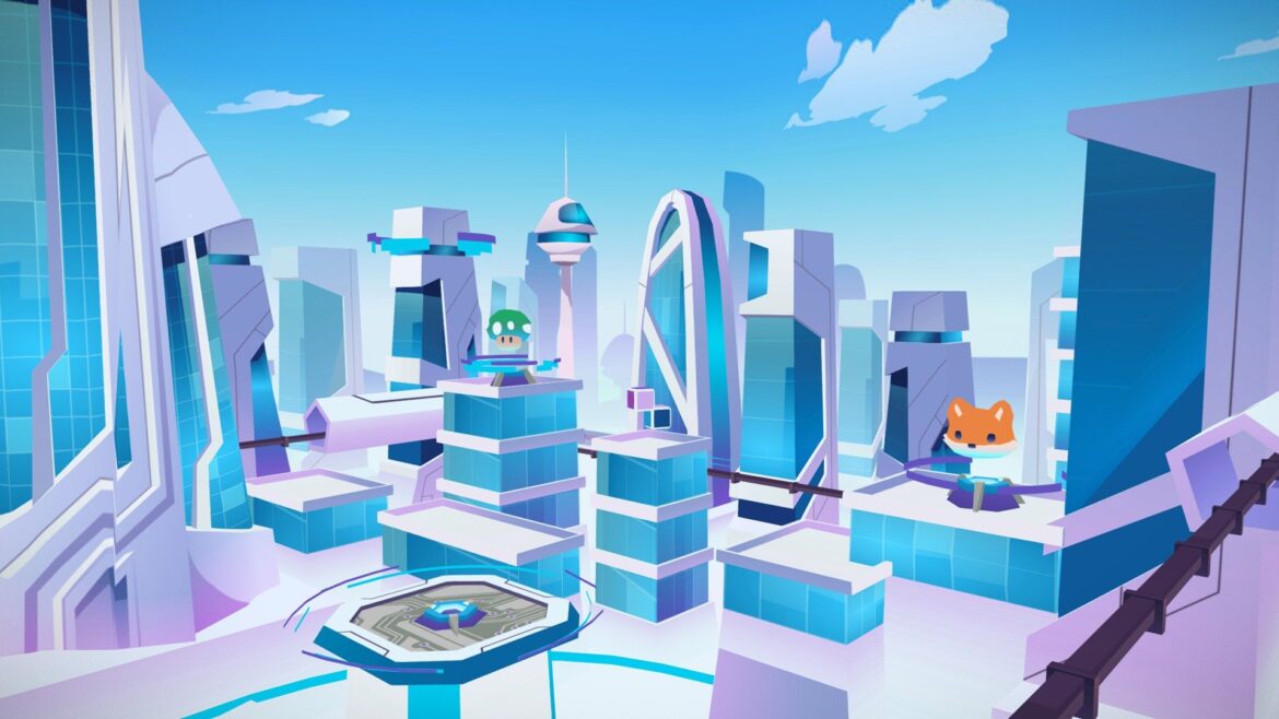 futurist cityscape asset moderncity ready 3d model