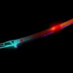 futuristic wakizashi blade 3d model