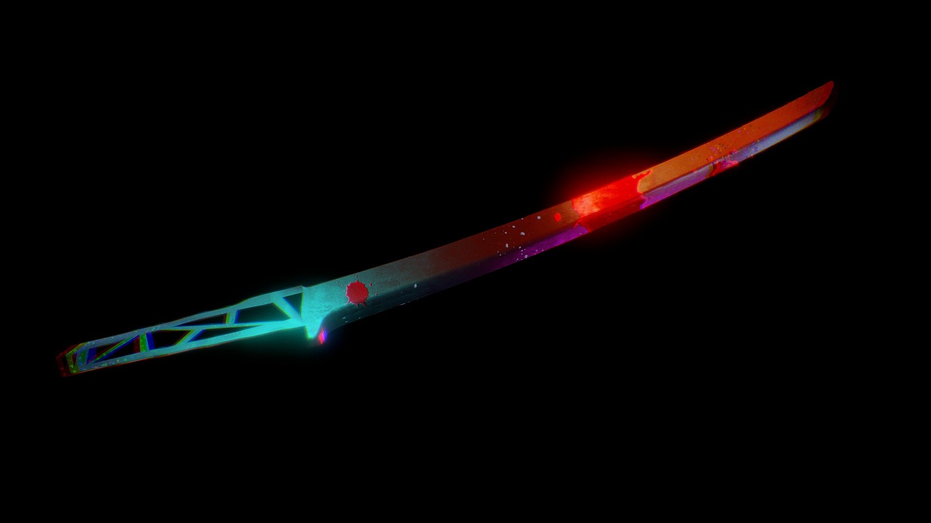 Futuristic Wakizashi Blade