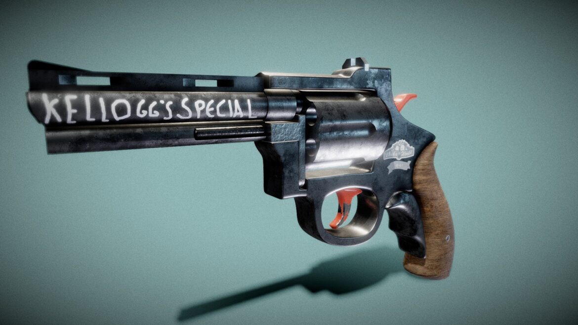 kelloggs special 38 revolver 3d model