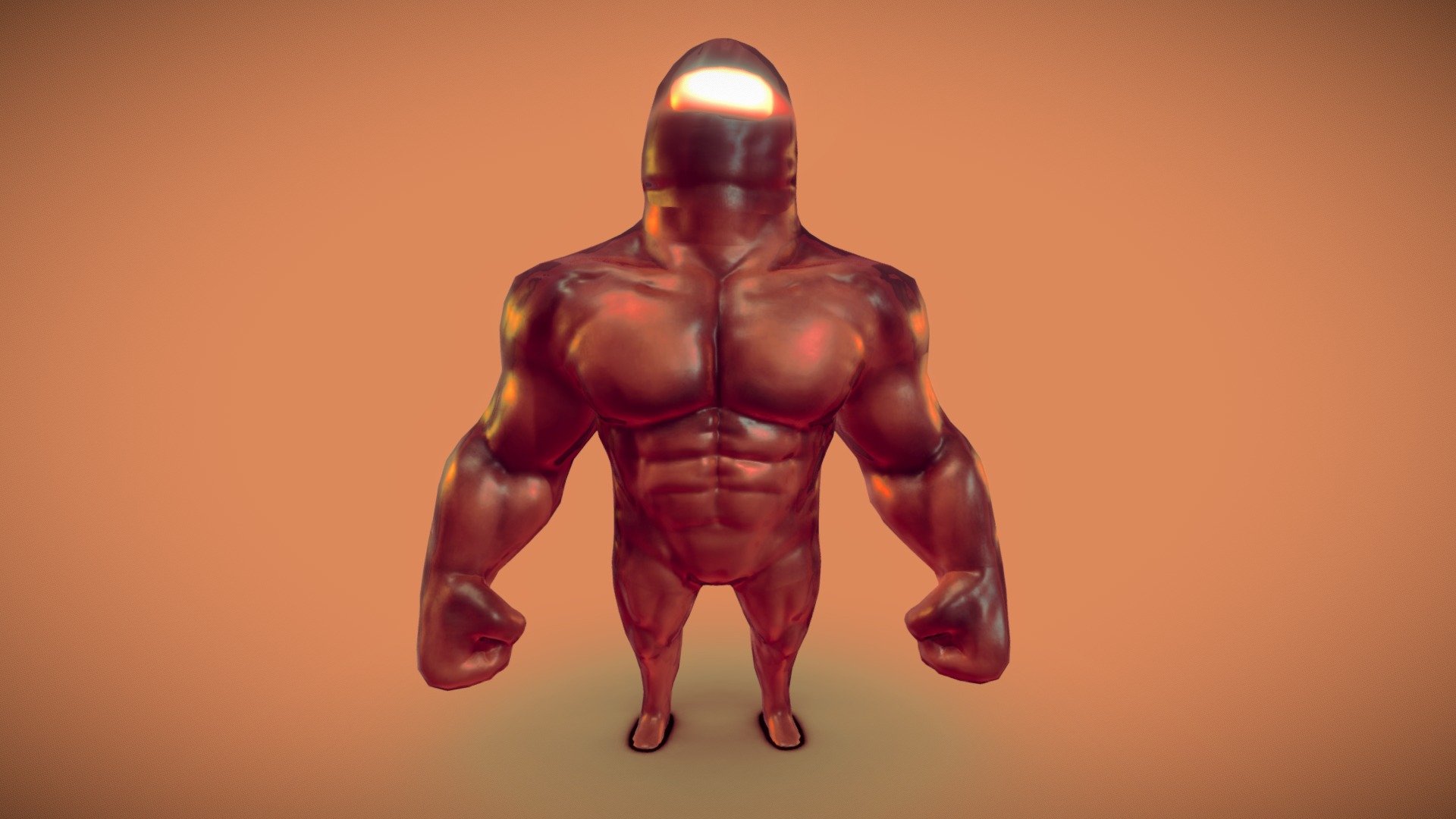 LOWPOLY MONSTER ENEMY AMONG US BOSS