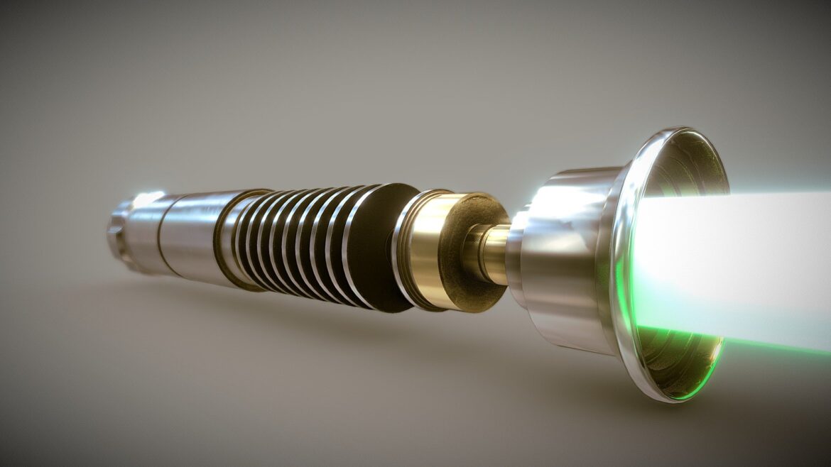 lukes lightsaber 3d model