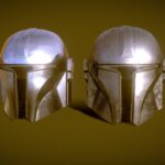 Mandolorian helmet – Clean and dirty