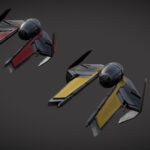 Obi wans and Anakin’s interceptors