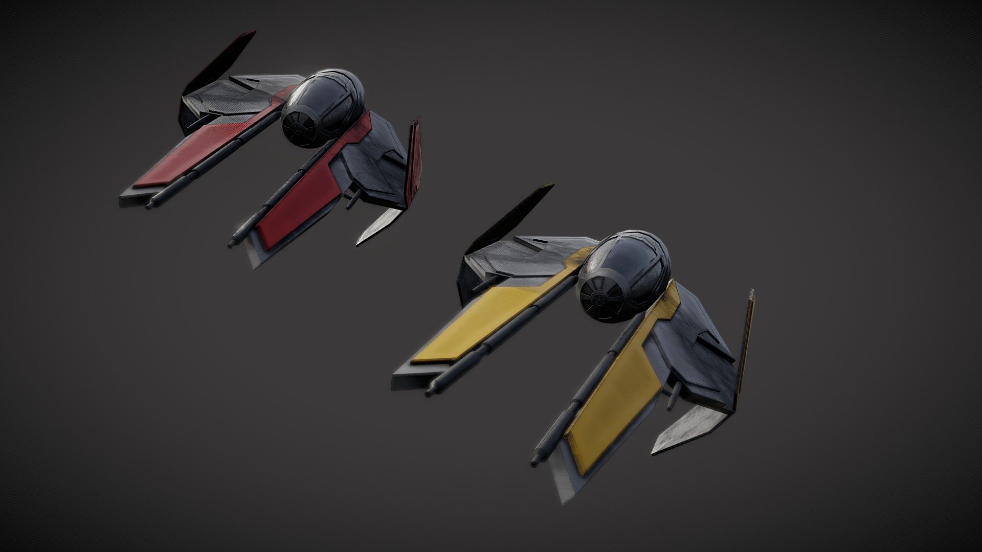 Obi wans and Anakin’s interceptors