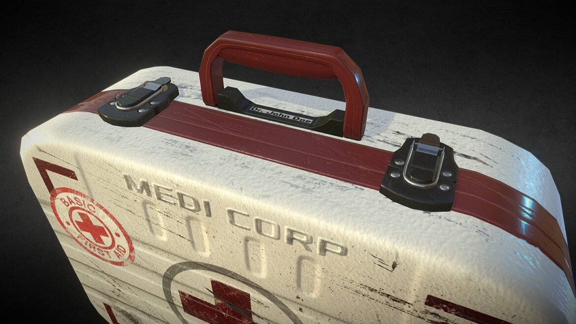 pbr medic case 3d model