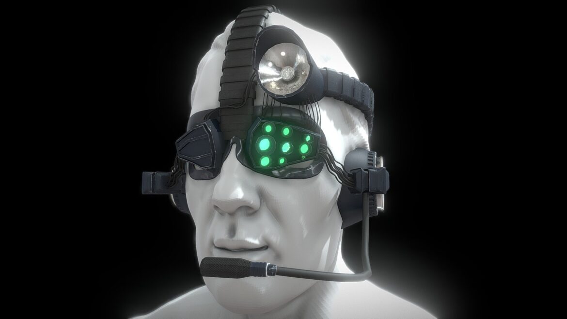 quantum guard spec ops headset 3d model