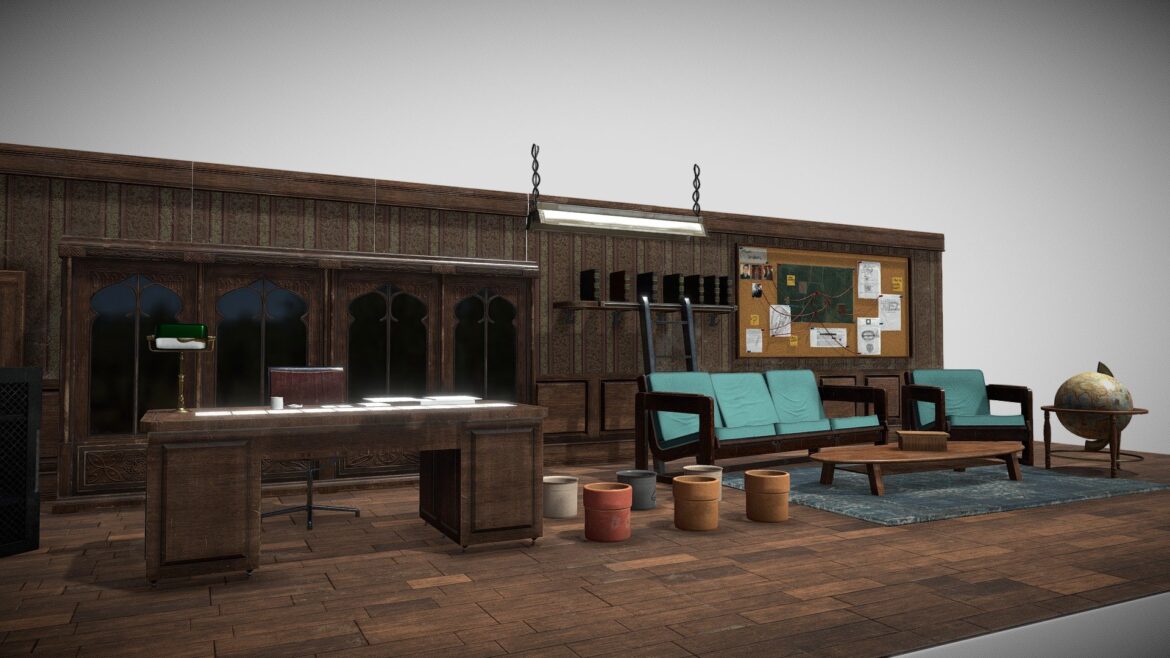 shadow of the city modular kit 3d model