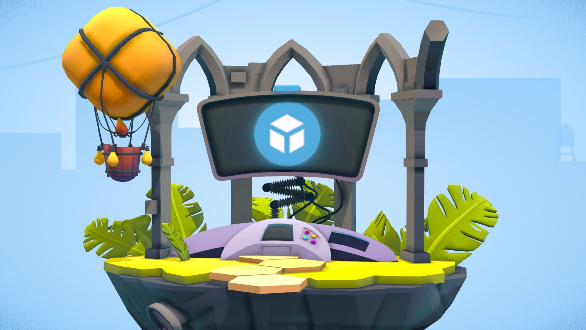Sketchfab hub 3D model