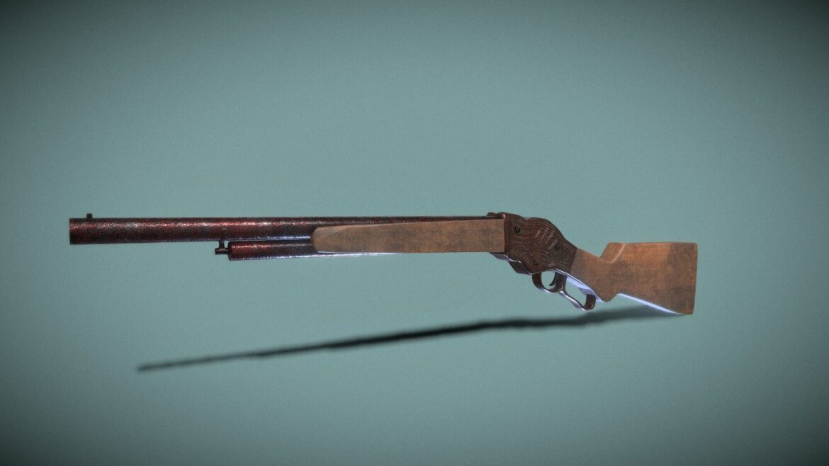 the bloody winchester 3d model