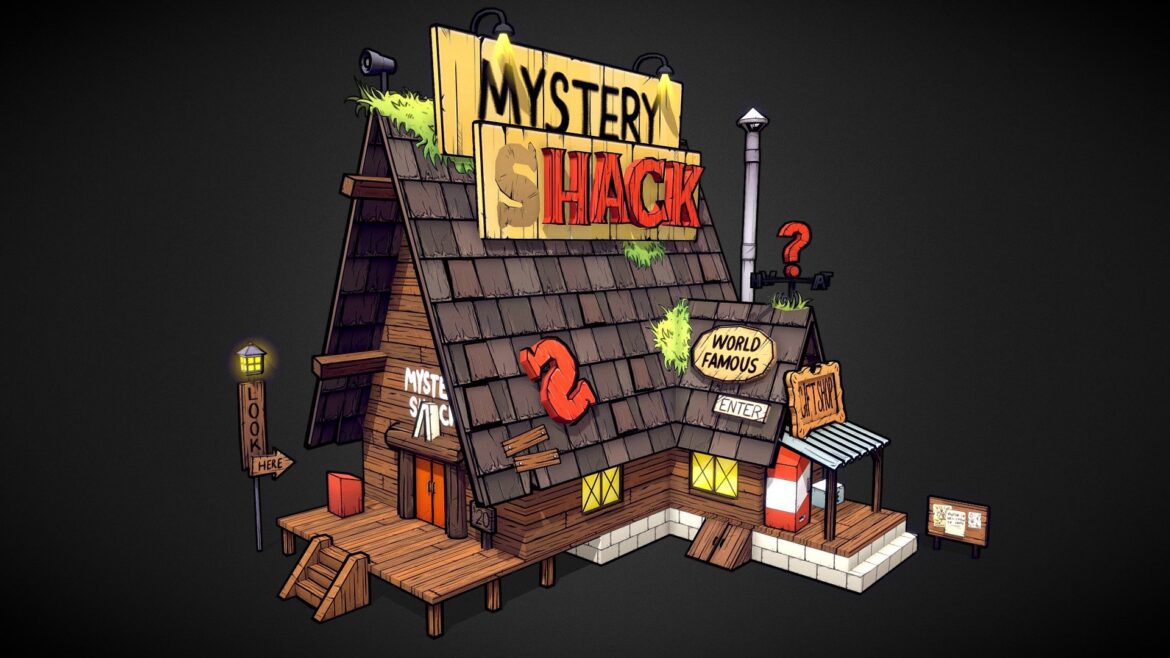 the mystery shack 3d model