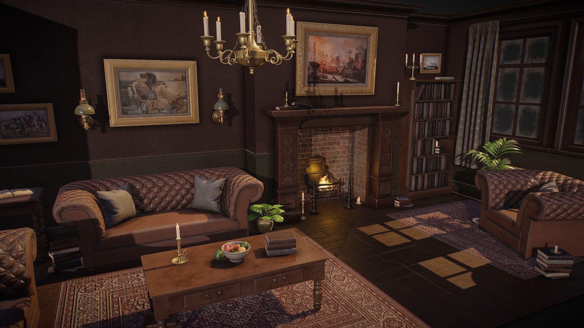 Victorian Living Room