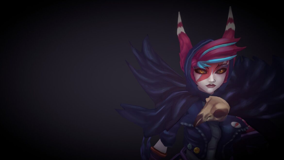 xayah the rebel rebel 3d model