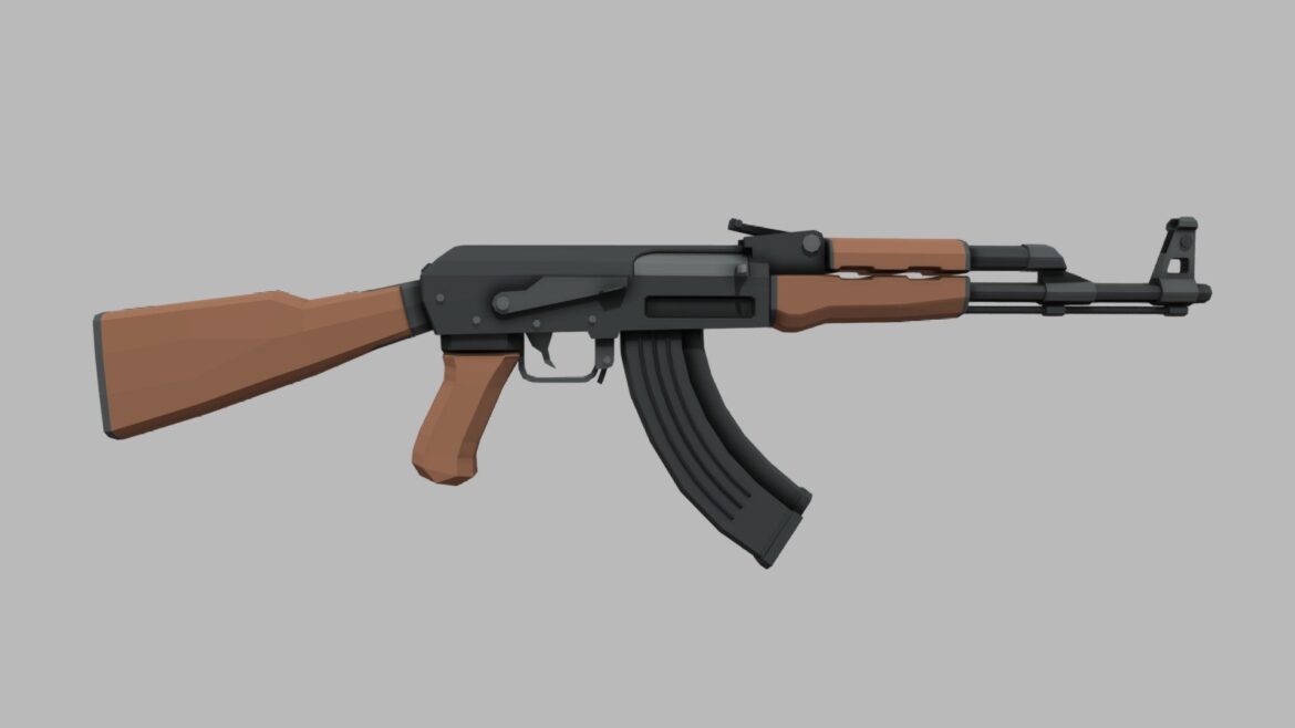 ak 47 3d model