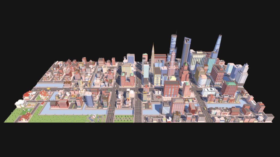 brooklyn low poly 3d model