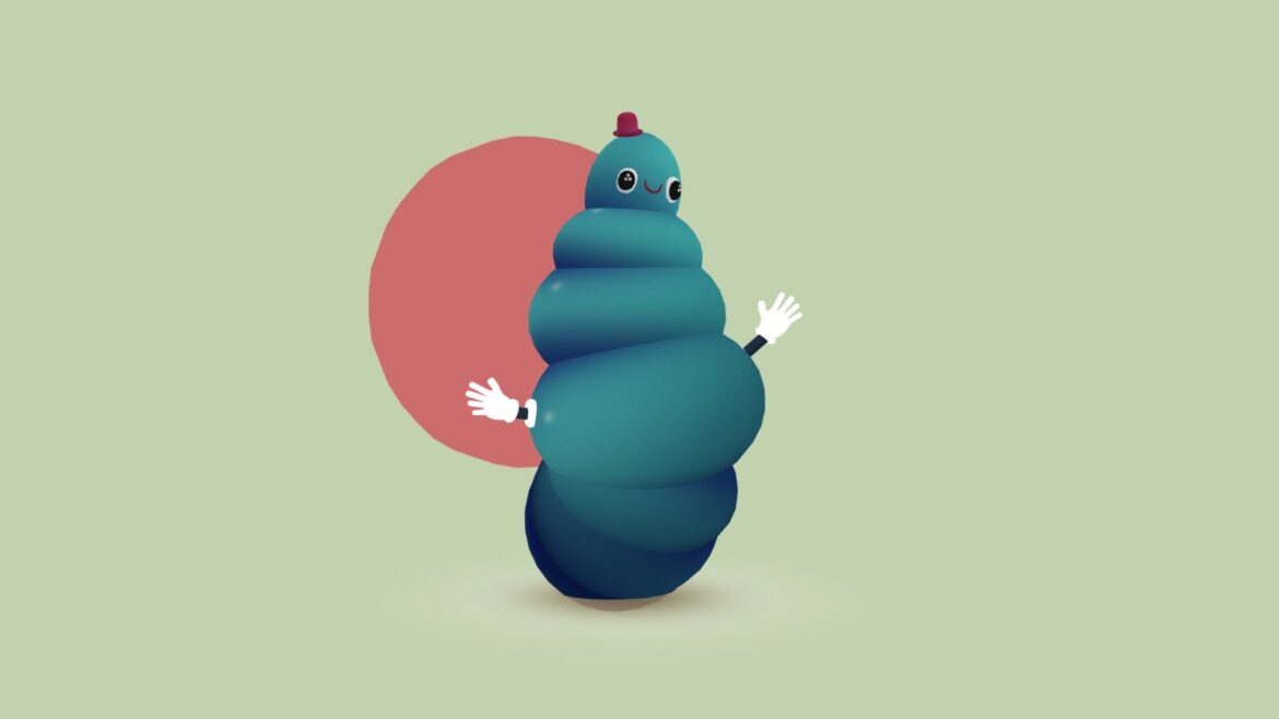 cute peacock 3d model