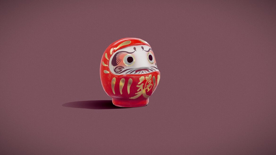 daruma 3d model