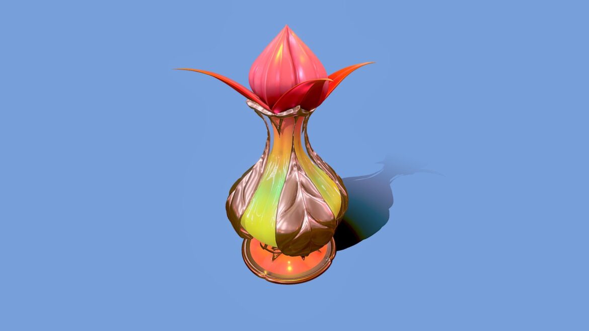 elven potion 3d model
