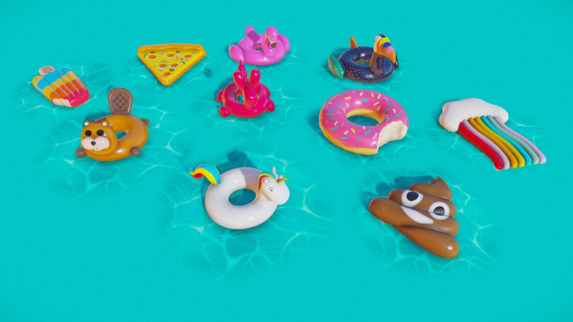 float pool pack iii 3d model