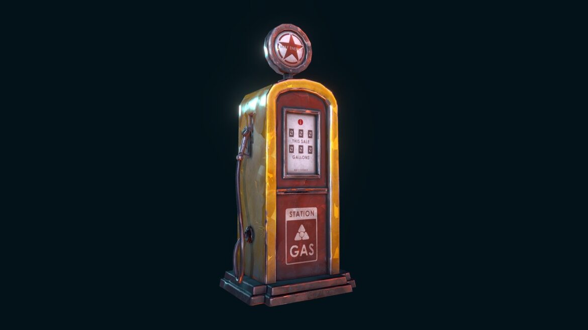 fuel pump 3d model