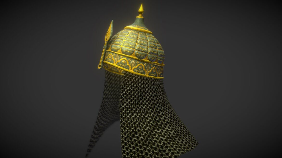 helm of conqueror fatih sultan mehmed 3d model