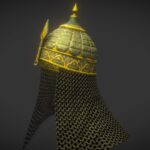 helm of conqueror fatih sultan mehmed 3d model