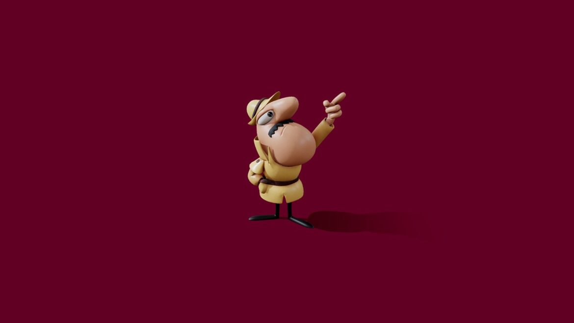 inspector clouseau 3d model