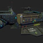 Low poly mother ship-Uldum