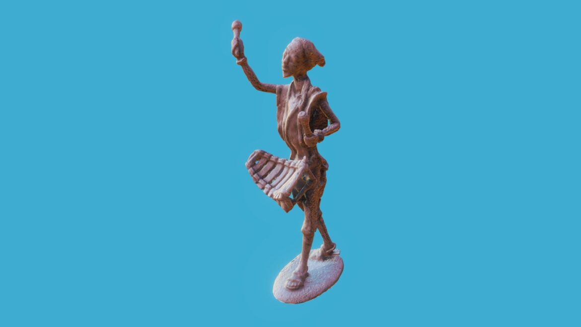 scan musician 3d model