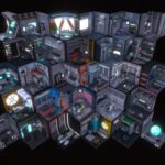 Sci-Fi rooms Low poly