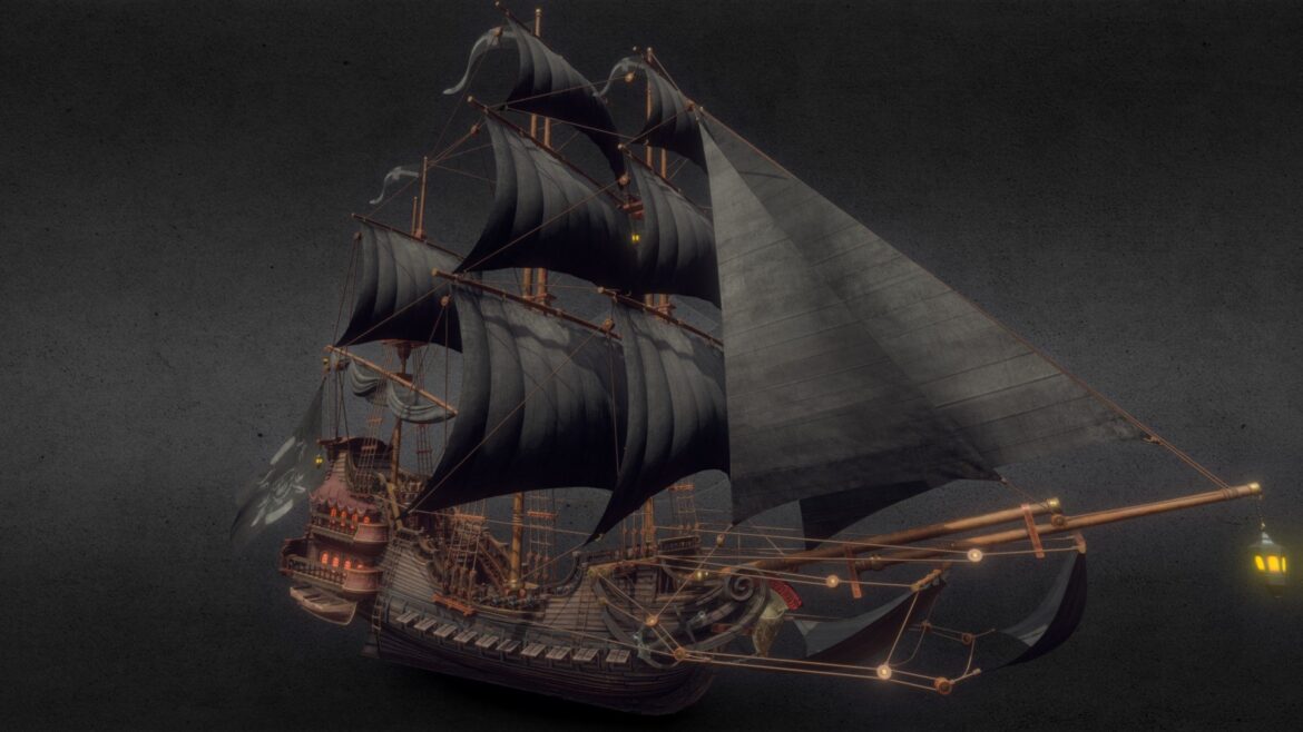 spartan galleon 3d model
