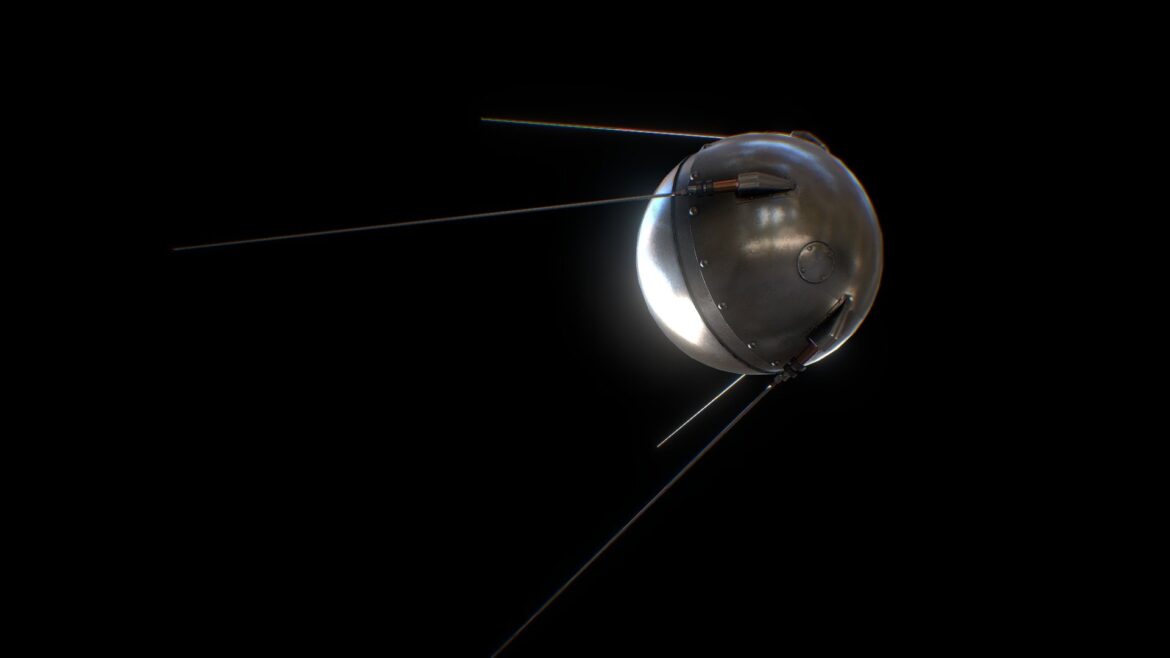 sputnik 3d model