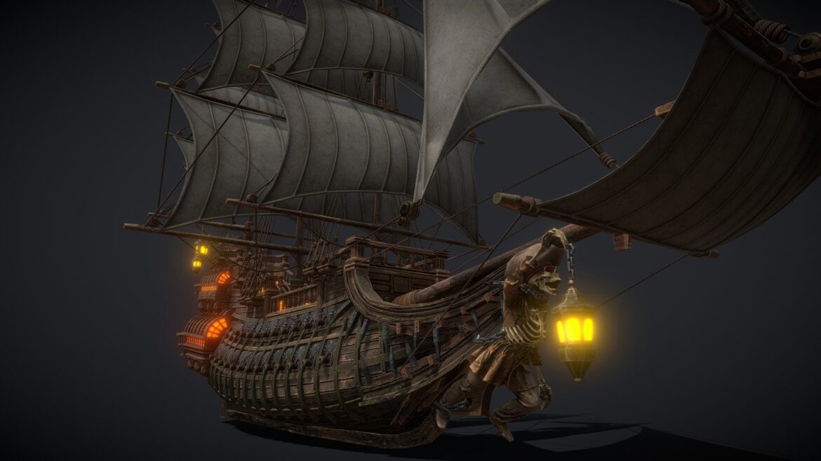the running dutchman 3d model