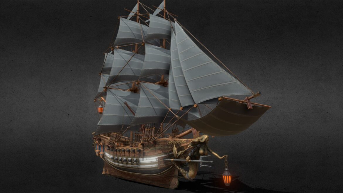 the waydah of bellamy 3d model