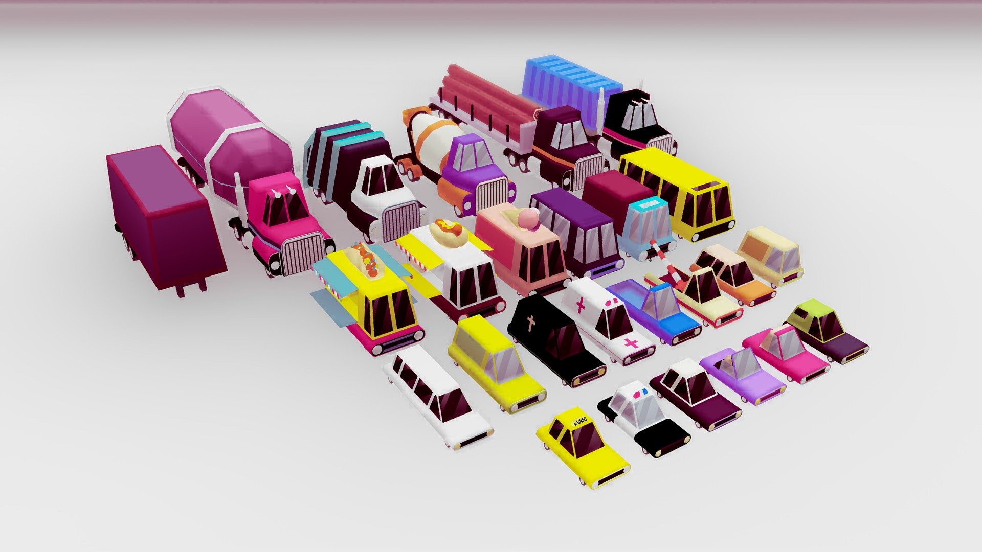 Vehicles Low Poly Pack